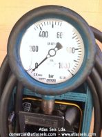 1000 bar Two Stage Hydraulic Hand Pump with hose