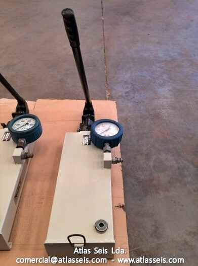 Rehobot Hydraulics 1000 bar Two stage Hand Pump Type PHS-374.36 - Image 5