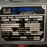 Transformer 400V / 15 000 V 50Hz 1000 KVA
